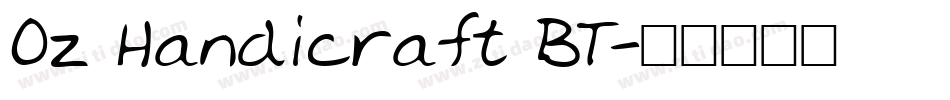 Oz Handicraft BT字体转换